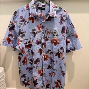 Ted Baker Blue Floral Men's Shirt